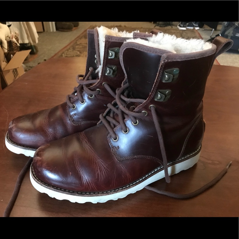 Burgundy UGG boots